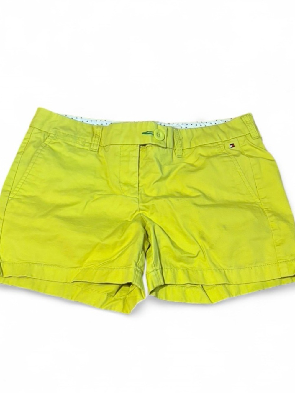 Tommy Hilfiger Women's Lime Green Bermuda Shorts